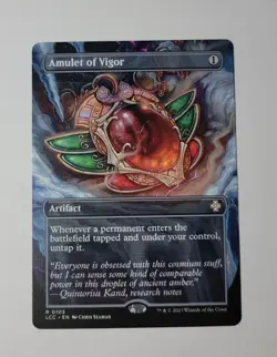 Amulet of Vigor (Borderless) Commander: the Lost Caverns of Ixalan Regular - Image 1