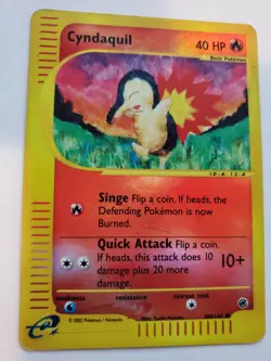 Cyndaquil Expediton Holo Pokemon Card Base WOTC - Image 1