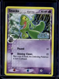 2006 Pokemon EX Crystal Guardians Treecko Delta Species Reverse Holo #68/100 - Image 1