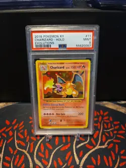 PSA 9 Mint - Charizard #11 Holo - 2016 Pokemon XY Evolutions 11/108 - Image 1