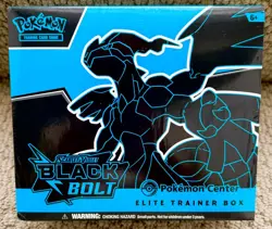 Pokemon TCG Black Bolt Pokemon Center ETB New Sealed Free Special Delivery - Image 1