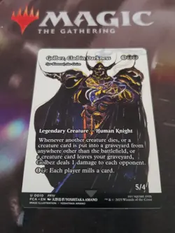 Mtg. Golbez, Clad in Darkness. Showcase. Final Fantasy. Pack Fresh - Image 1