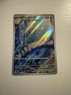 Pokemon TCG Dragonair Scarlet & Violet 151 Illustration Rare Holo Card 181/165 - Image 1