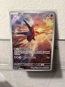 Pokemon TCG Latios 203/191 Surging Sparks Illustration Rare Holo Card 2024 - Image 1