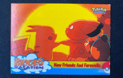 Pokemon New Friends And Farewells 59 Pikachu’s Vacation Blue Topps (MP) - Image 1
