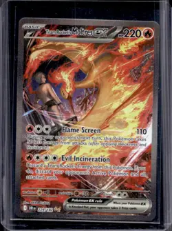 2025 Pokemon Destined Rivals Team Rocket's Moltres ex #229/182 - Image 1