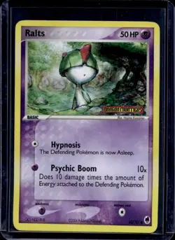 2006 Pokemon EX Dragon Frontiers Ralts Reverse Holo #60/101 - Image 1