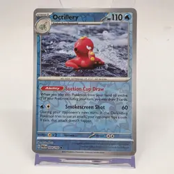 Pokemon Octillery 034/182 Paradox Rift Reverse Holo Rare Card PAR EN Yuka Morii - Image 1
