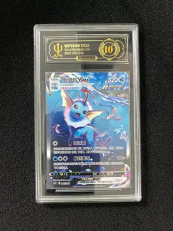 2024 Pokemon TCG S-Chinese CSHC Vaporeon VMAX 006/009 APH 10 FK84 - Image 1