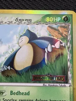 Pokemon TCG Snorlax Dragon Frontiers Delta Species 10/101 Reverse Holo Stamped - Image 3