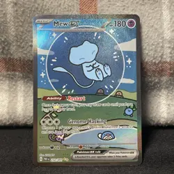 Pokemon TCG Mew EX 232/091 Sv: Paldean Fates Bubble Mew - Image 1