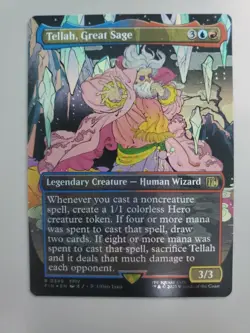 MTG Tellah, Great Sage Final Fantasy Foil Borderless Rare - Image 1