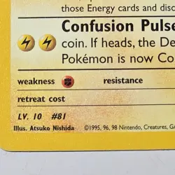 2000 Pokemon Gym Heroes Lt. Surge’s Magnemite 50/132 Uncommon WOTC - Image 5