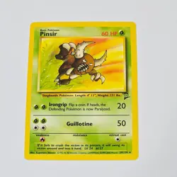 Pokemon Pinsir Base Set 2 29/130 WOTC 2000 Rare TCG Card Kagemaru Himeno - Image 1