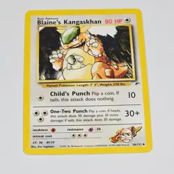Pokemon TCG Blaine's Kangaskhan 36/132 Gym Heroes WotC 2000 Uncommon Vintage - Image 1