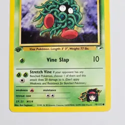 2000 Pokemon Gym Heroes Erika's Tangela 79/132 1st Edition WotC Vintage TCG Card - Image 3
