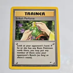 Pokemon TCG Erika’s Perfume Trainer Card Gym Heroes 110/132 Uncommon 2000 - Image 1
