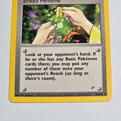 Pokemon TCG Erika’s Perfume Trainer Card Gym Heroes 110/132 Uncommon 2000 - Image 3
