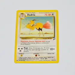 Pokemon Dodrio Base Set 2 37/130 WOTC 2000 Uncommon TCG Card Mitsuhiro Arita - Image 1