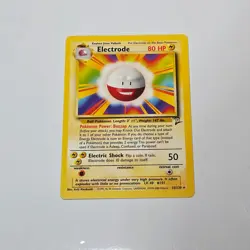 Pokemon Electrode Unlimited Rare 25/130 Base Set 2 WOTC 2000 TCG Vintage - Image 1