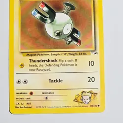 Vintage 2000 Pokemon Lt. Surge’s Magnemite 80/132 Gym Heroes Unlimited WOTC TCG - Image 3