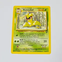 Pokemon Victreebel Base Set 2 32/130 WOTC 2000 Rare TCG Card Ken Sugimori - Image 1