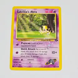 Pokemon TCG Sabrina’s Abra Gym Challenge 94/132 Unlimited WOTC 2000 Common VTG - Image 1