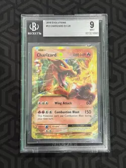 2016 Pokemon Evolutions #12 Charizard Holo EX BGS 9 Mint - Image 1