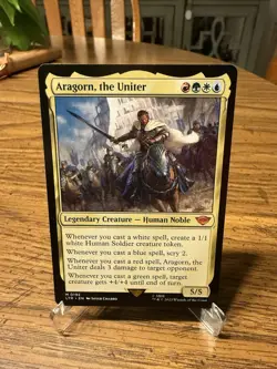 MTG Aragorn, the Uniter The Lord of the Rings: Tales of Middle-earth 0192... - Image 1