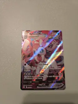Pokemon TCG Sylveon Vmax SWSH07: Evolving Skies 075/203 Holo Ultra Rare - Image 1