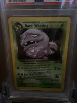 2000 Pokemon Unlimited Team Rocket #31 Dark Weezing PSA 10 - Image 2