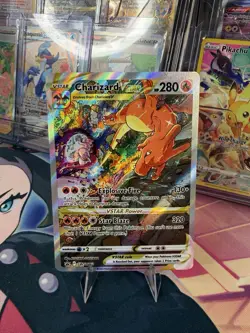 POKEMON CHARIZARD VSTAR HOLO BLACK STAR PROMO SWSH262 NM - Image 1