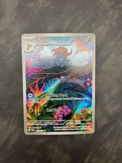Gloom 198/197 Pokemon Illustration Rare SV03: Obsidian Flames Holo NM - Image 1