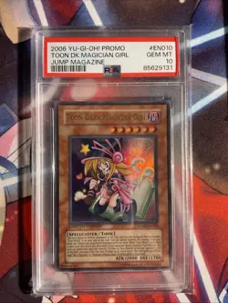 YUGIOH PSA 10 2006 Toon Dark Magician Girl JUMP-EN010 - Image 1