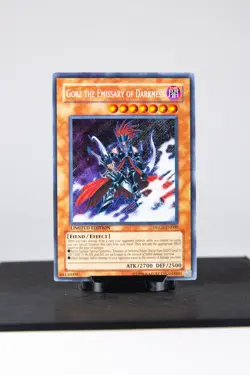 Yugioh! Gorz the Emissary of Darkness - DLG1-EN000 - Secret Rare - Limited Ed - Image 1