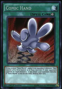 Yu-Gi-Oh! - Dragons of Legend 2 Comic Hand DRL2-EN026 Secret Rare 1st Edition - Image 1