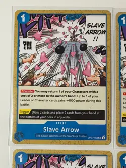 Slave Arrow (OP07-056) Premium Booster The Best Vol 2 One Piece 4 Card Play set - Image 2