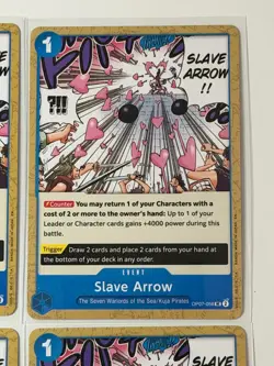 Slave Arrow (OP07-056) Premium Booster The Best Vol 2 One Piece 4 Card Play set - Image 3
