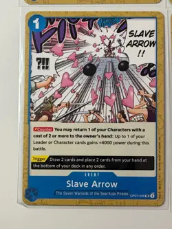 Slave Arrow (OP07-056) Premium Booster The Best Vol 2 One Piece 4 Card Play set - Image 4