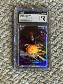 One Piece Bandai Eustass 'Captain' Kid Awakening of the New Era Foil Super Rare… - Image 1