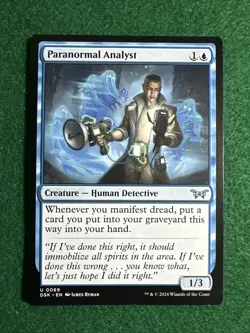 PARANORMAL ANALYST Duskmourn House of Horror #69 DSK(NM+)(MTG) - Image 1