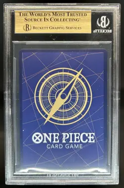 2026 One Piece Dracule Mihawk Secret Rare Manga Art #OP14-119 BGS 9.5 - Image 2