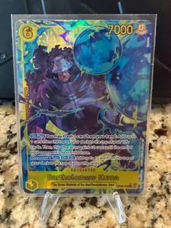 2025 One Piece OP12 EN #119 Bartholomew Kuma Alternate Art - Image 1