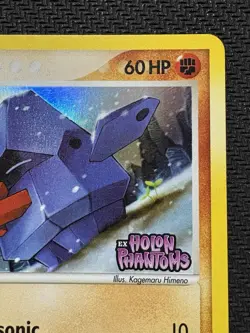 Pokemon TCG Nosepass EX Holon Phantoms 25/110 Reverse Holo Rare Stamped LP Card - Image 3