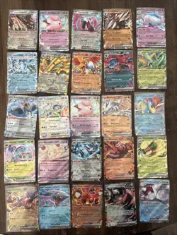 Pokemon 25 Card Lot ex Double Rare - Image 1