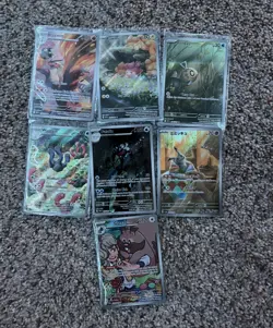 Pokemon Art Rare Lot x7 - All Cards NM/M - No Duplicates - Image 1