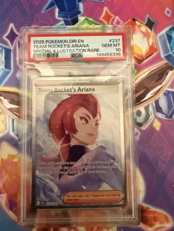 Team Rockets Ariana Holo Card Destined Rivals Series 237/182 PSA 10 Gem Mint - Image 1