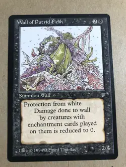 Magic the Gathering WALL OF PUTRID FLESH Legends #41 NM MTG - Image 1