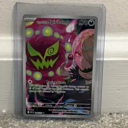 Pokemon Cynthia's Spiritomb Raging Curse Regular Card 244/217 ASC Basic 70 HP - Image 1