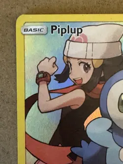 Pokemon TCG Piplup Holo Secret Rare Card Cosmic Eclipse 239/236 - Image 3
